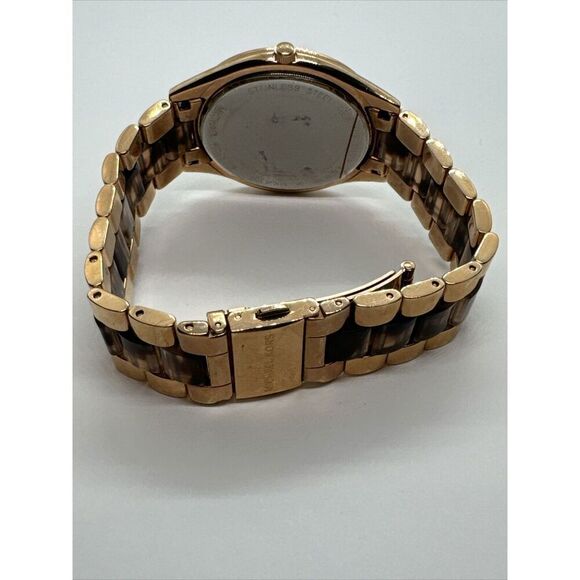 Michael Kors Slim Runway MK4301 Women's Analog Rose Dial Quartz Watch JNA654 - Picture 9 of 11